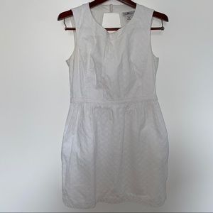 Vineyard Vines Eyelet Trim White Dress